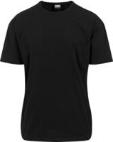 bequemes URBAN CLASSICS Herren T-Shirt Oversize 180 g/m2 mit Baumwolle Schwarz - L