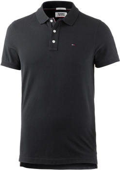 Tommy Hilfiger Organic Cotton Fine Pique Slim Polo (DM0DM04266) black