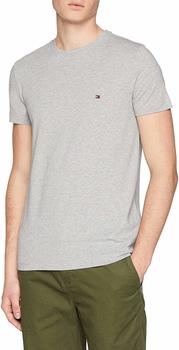 Tommy Hilfiger Stretch Slim Fit T-Shirt (867896625) cloud heather