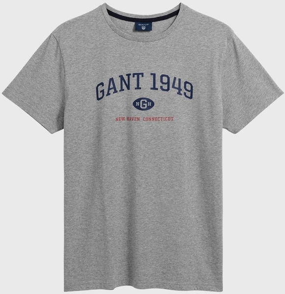 GANT 1949 T-Shirt grey melange (2003004-93)