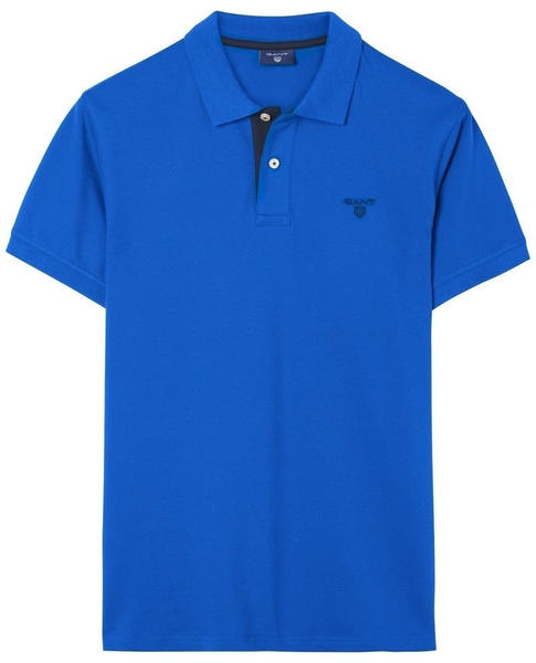 GANT Piqué-Poloshirt mit Kontrastkragen lapis blue (252105-447)