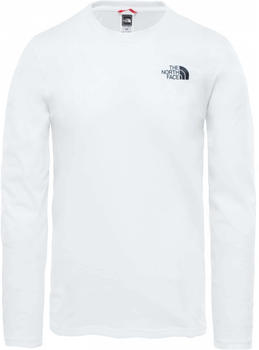 The North Face Men's Easy Long-Sleeve T-Shirt (2TX1) tnf white