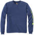 Carhartt Signature Sleeve Logo Long-Sleeve T-Shirt deep blue
