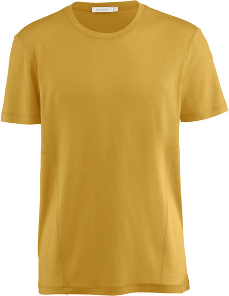 hessnatur Kurzarm-Shirt für Ihn aus Merinowolle (47981) gelb