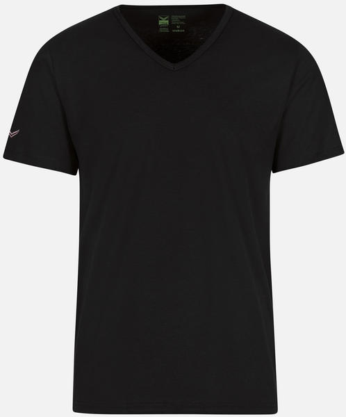 Trigema V-Shirt aus Biobaumwolle (39203) C2C schwarz