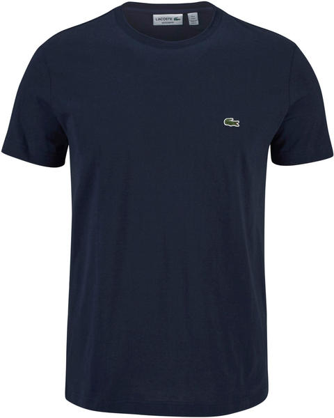 Lacoste Men's Crew Neck Jersey T-shirt (TH2038) navy blue