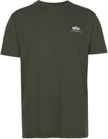 Alpha Industries Rundhalsshirt "BASIC T SMALL LOGO" Baumwolle, regular fit