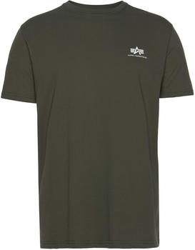 Alpha Industries Basic T Small Logo olive