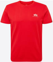 Alpha Industries Rundhalsshirt "BASIC T SMALL LOGO" Baumwolle, regular fit