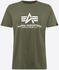 Alpha Industries Basic T-Shirt (100501-142) olive/white