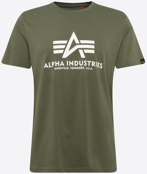 Alpha Industries Basic T-Shirt (100501-142) olive/white