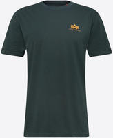 Alpha Industries Rundhalsshirt "BASIC T SMALL LOGO" Baumwolle, regular fit