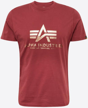 Alpha Industries Basic T-Shirt (100501-448) red/yellow