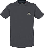 Alpha Industries Rundhalsshirt "BASIC T SMALL LOGO" Baumwolle, regular fit