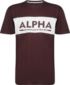 Alpha Industries Alpha Inlay T-Shirt (186505) mahogany