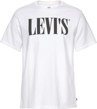 Levi's Relaxed Graphic Tee 90's serif logo white