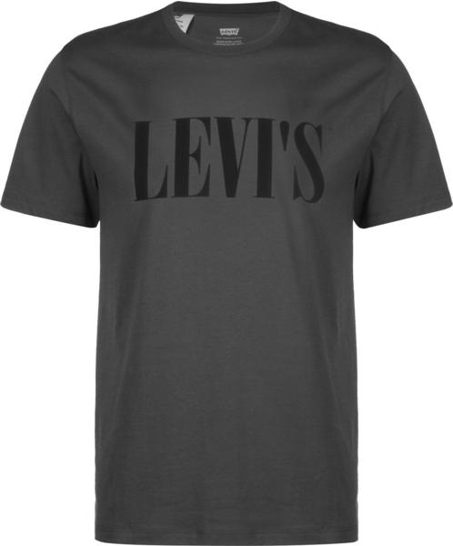 Levi's Relaxed Graphic Tee 90's serif logo forged iron