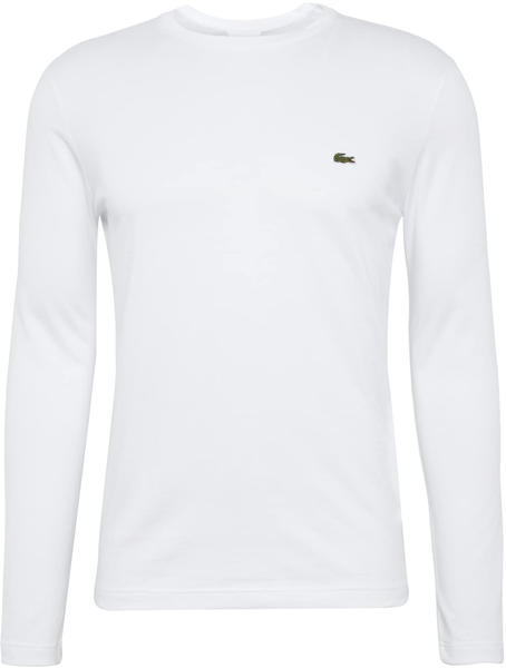 Lacoste Men's Crew Neck Longsleeve Jersey T-shirt (TH2040) white
