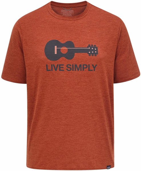 Patagonia Capilene Cool Daily Graphic Shirt (45235) live simply guitar: roots red x-dye