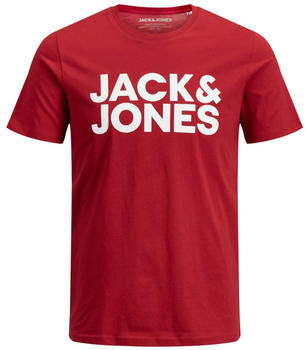Jack & Jones Corp Logo Tee (12151955) rio red