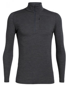 Icebreaker Spring Ridge Long Sleeve Half Zip jet heather