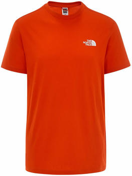 The North Face Men's Simple Dome T-Shirt (2TX5) fiery red