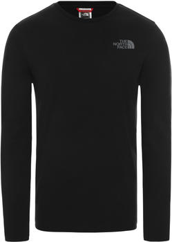The North Face Men's Easy Long-Sleeve T-Shirt (2TX1) tnf black/zinc grey