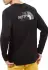 The North Face Men's Easy Long-Sleeve T-Shirt (2TX1) tnf black/zinc grey