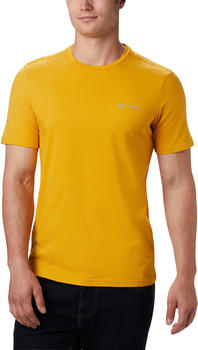 Columbia Sportswear Rapid Ridge T-Shirt Men bright gold CSC textured dot