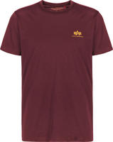 Alpha Industries Rundhalsshirt "BASIC T SMALL LOGO" Baumwolle, regular fit