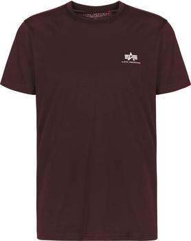 Alpha Industries Basic T Small Logo brown (188505-21)