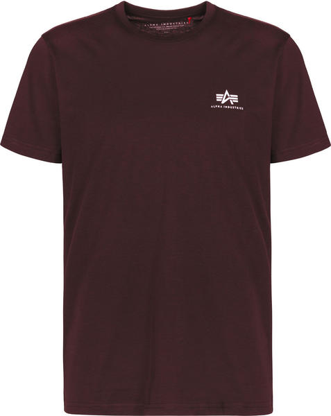 Alpha Industries Basic T Small Logo brown (188505-21)