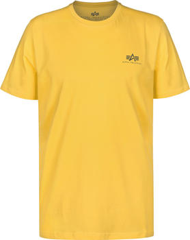 Alpha Industries Basic T Small Logo yellow (188505-229)