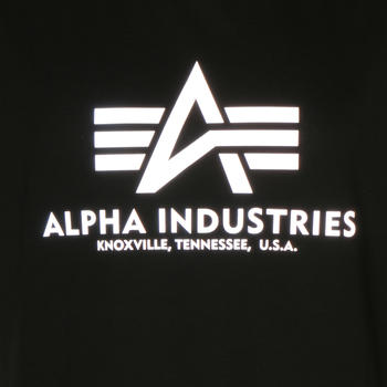 Alpha Industries Basic Reflective Print T-Shirt black (100501RP-03)