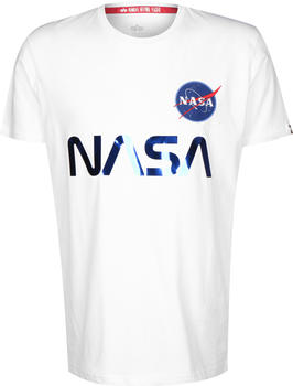 Alpha Industries NASA Reflective T-Shirt white (178501-90)