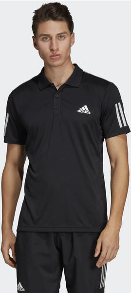 Adidas 3-Streifen Club Poloshirt black/white (DU0848)