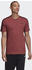 Adidas Essentials 3-Streifen T-Shirt legacy red mel/black (GD5372)