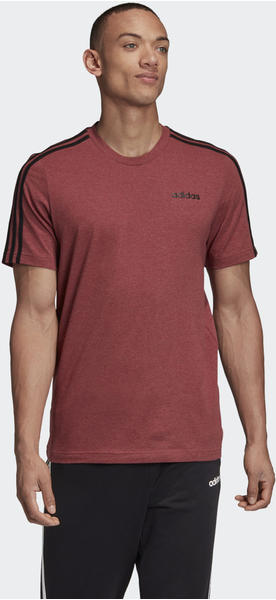 Adidas Essentials 3-Streifen T-Shirt legacy red mel/black (GD5372)