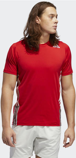 Adidas FreeLift 3-Streifen T-Shirt scarlet (GK1355)
