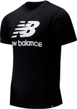 New Balance Essentials Stacked Logo Tee black/white (MT01575)