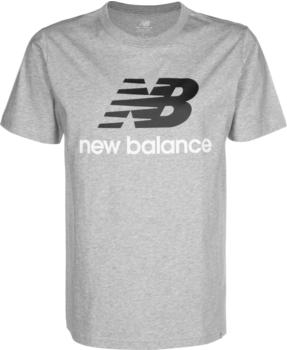 New Balance Essentials Stacked Logo Tee athletic grey (MT01575)