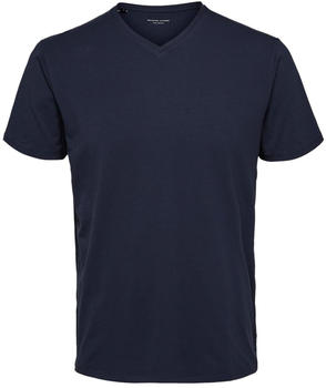 Selected V-Neck T-Shirt (16073458) navy blazer