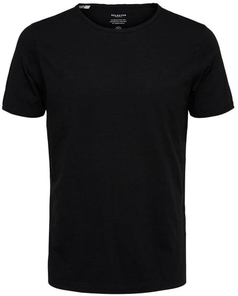 Selected Crew Neck T-Shirt (16071775) black