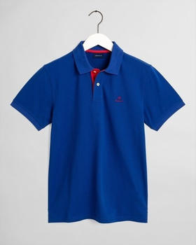 GANT Piqué Rugby Shirt (2052003-435) crisp blue