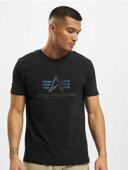 Alpha Industries T-Shirt Basic T Rainbow Reflective black (100501RR03)