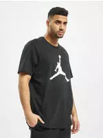 Nike CJ0921, NIKE Herren Shirt M J JUMPMAN SS CREW BLACK/WHITE/WHITE male