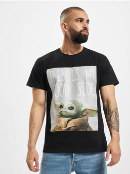 Merchcode T-Shirt Baby Yoda Good Side black (MC56300007)