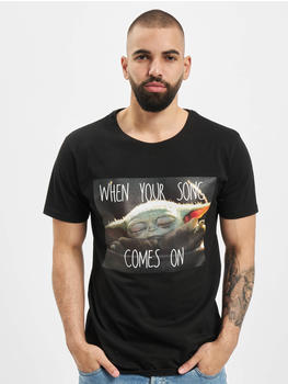 Merchcode T-Shirt Baby Yoda Song black (MC56100007)