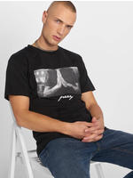 bequemes Mister Tee Herren T-Shirt 180 g/m2 mit Baumwolle Schwarz - 3XL