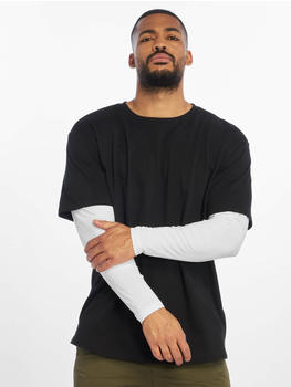Urban Classics Longsleeve Oversized Shaped Double Layer black (TB2887BLKWHT)